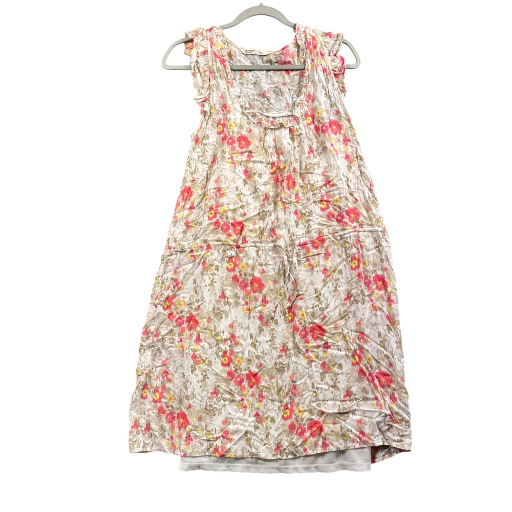 Old Navy Cottagecore Floral Midi Dress Boho Prairie‎ Coquette Smocked M Peasant